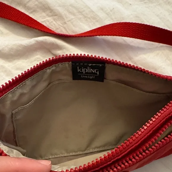 Kipling Cherry Red Crossbody Bag - Picture 2 of 4
